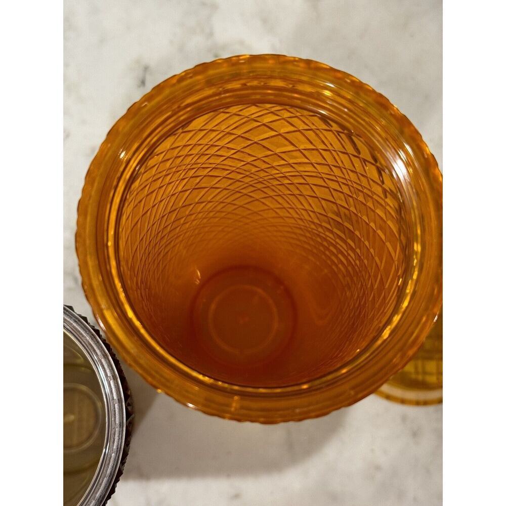Lot Of 2 Starbucks Orange Fall Tumbler 2022 Jeweled Studded Tumbler Cold Cup - Picture 10 of 12